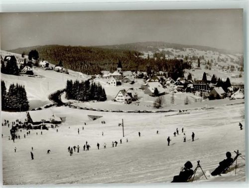 Altglashütten mit Skihang und Skilift Fotograf Faller