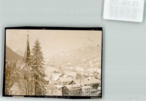 Hindelang Winter Ort handschriftlich Foto Original aus Archiv eines Ansichtskartenverlags
