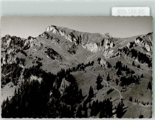 Lenggries Foto Original aus Archiv eines Ansichtskartenverlags Fliegeraufnahme Idealhang Ort handschriftlich