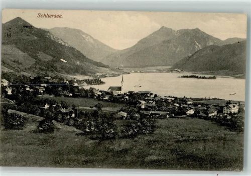 Schliersee 1913 Fliegeraufnahme