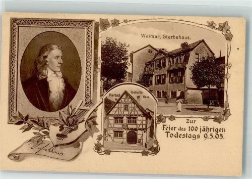 Weimar Sterbehaus Zum 100 jährigen Todestag 1905