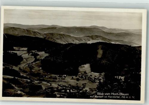 Marzell 1931 Blick vom Hochblauen