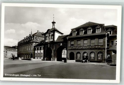 Emmendingen Am Tor Cafe Eichkorn Auto Uhr