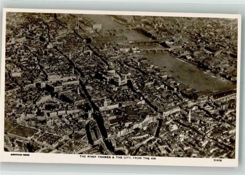 London Fliegeraufnahme Themse