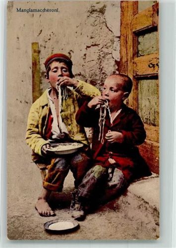 1919 Kinder Mangiamaccheroni Spagetti Edition Guggenheim u. Co. 13265