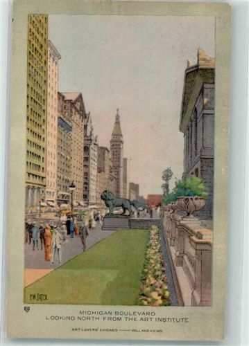 Chicago Michigan Boulevard sign. Sater