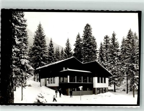 Birkenstein Ferienheim IG Druck im Winter Foto Orginal aus Archiv eines Ansichtskartenverlags Ort handschriftlich