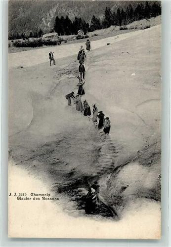 Chamonix-Mont-Blanc Glacier des Bossons JJ Nr.2219