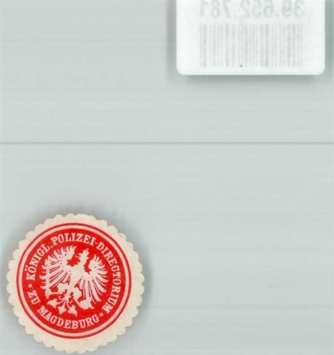 Magdeburg Königl. Polizei-Direktorium zu Magdeburg