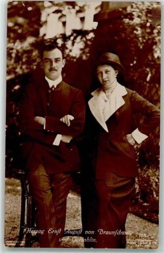 1915 Herzog Ernst August v. Braunschweig u. Gemahlin