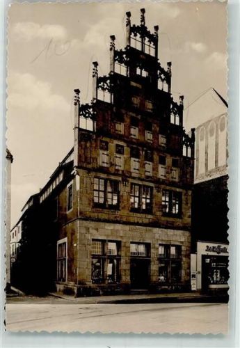 Bielefeld Alter Markt Crüwell Haus Ort handschriftlich Foto Original aus Archiv eines Ansichtskartenverlags