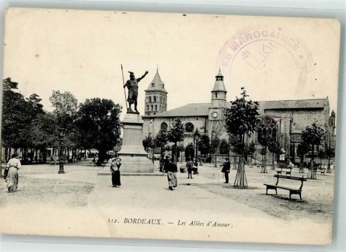 Bordeaux Denkmal Kirche Les Allees d´Amour Feldpost