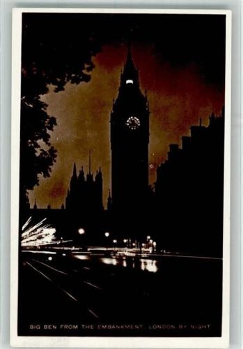 London 1927 Big Ben Nacht