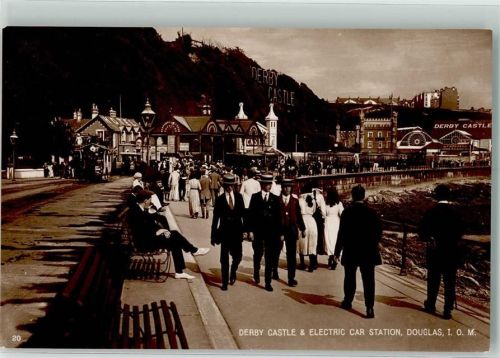 Douglas Derby Castle Straßenbahn- Bahnhof