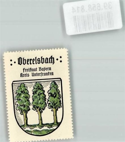Oberelsbach Wappenmarke Kaffee Hag