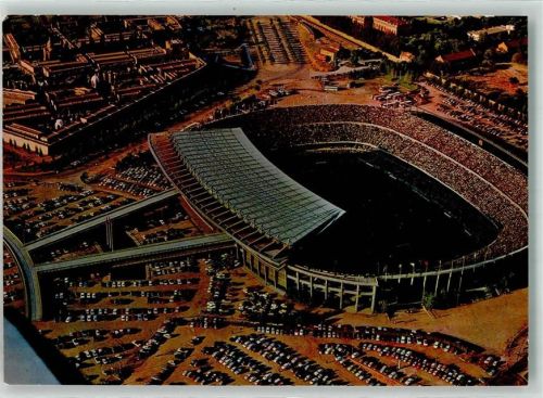 Barcelona 1975 Stadion Fliegeraufnahme