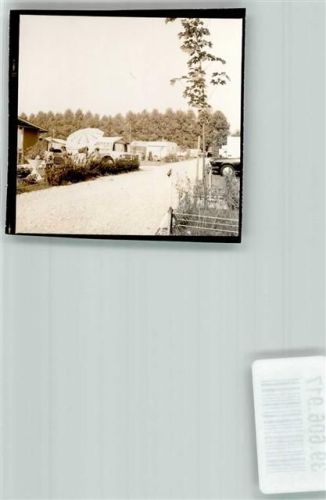Augsburg Campingplatz Mühlhausen Ort handschriftlich Foto Original aus Archiv eines Ansichtskartenverlags