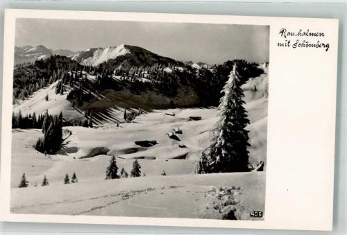 Lenggries Winter Rauhalmen mit Schönberg