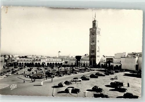 Casablanca 1962 la Grande Mosquee Place de kairouan