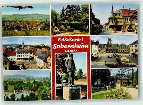 Bad Sobernheim Marumpark Denkmal Emanuel Felke Schwimmbad Marktplatz