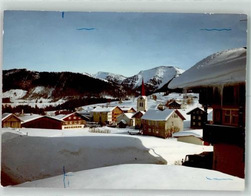 87534 W8974 Steibis FOTO KEINE AK Kirche Winter Schnee Eiszapfen Auto Ort handschriftlich Foto Original aus Archiv eines Ansichtskartenverlags