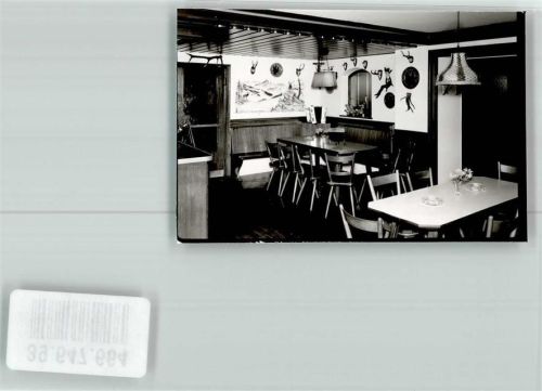 Burgberg Gasthaus Kreuz Gaststube Foto Orginal aus Archiv eines Ansichtskartenverlags Ort handschriftlich