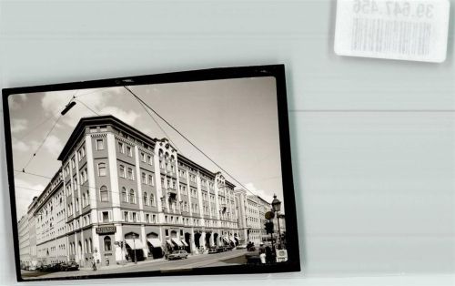 München Hotel Vier Jahreszeiten Gasthaus Walterspiel Foto Orginal aus Archiv eines Ansichtskartenverlags Ort handschriftlich