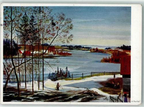 1955 sign. Partikel A. Winter in Masuren