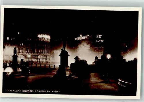 London Trafalger Square Nacht