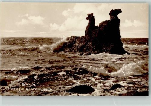 Bornholm Trinks Bildkarte Reihe 402 Bild 9 Löwenklippen