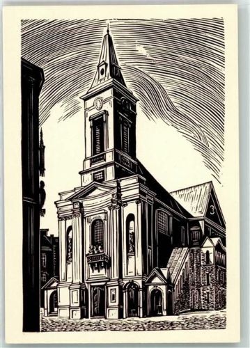 Wien Kalvarienbergkirche Holzstich