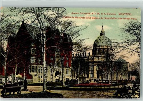 Montreal Heim des Y.M.C.A. und die James Kathedrale
