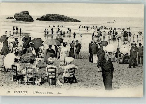 Biarritz Schwimmbad Strand