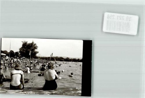 Großkrotzenburg Schwimmbad Ort handschrifrlich Foto Original aus Archiv eines Ansichtskartenverlags