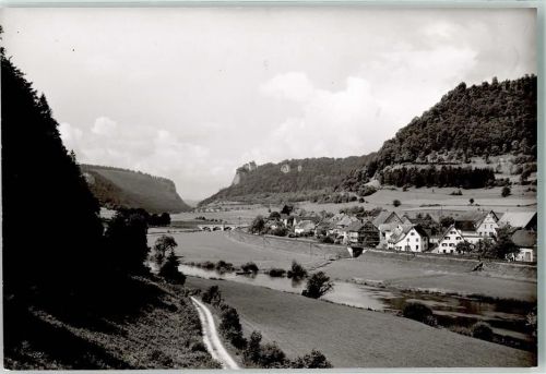 Hausen im Tal Ort handschriftlich Foto Original aus Archiv eines Ansichtskartenverlags