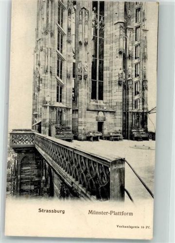 Strasbourg Münster Plattform