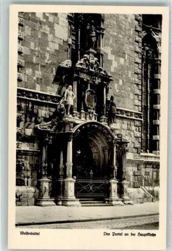 Wolfenbüttel Portal der Marienkirche Verlag Carl Friedrich Fangmeier Nr. 3