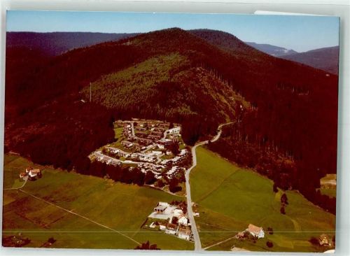 Obertal Foto Original aus Archiv eines Ansichtskartenverlags Vogelschau Feriendorf Hirschauerwald Ort handschriftlich