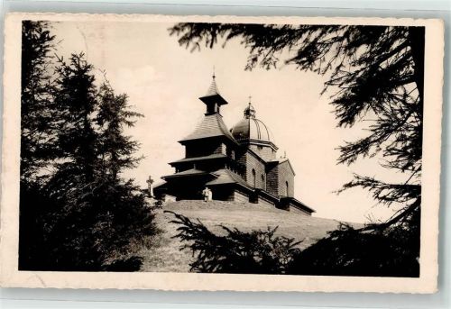 Roznov 1945 Kirche auf dem Radhoscht Foto Bittner