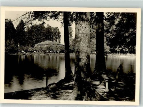 Lindenberg See Ort handschriftlich Foto Original aus Archiv eines Ansichtskartenverlags