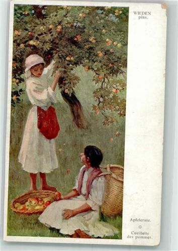 Apfelernte Galerie Wiener Künstler Nr. 131 W.R.B. u. Co.