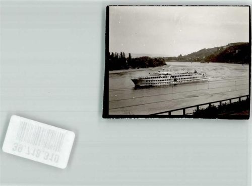 Unkel Rheinschifffahrt Fahrgastschiff Foto Original aus Archiv eines Ansichtskartenverlags Ort handschriftlich