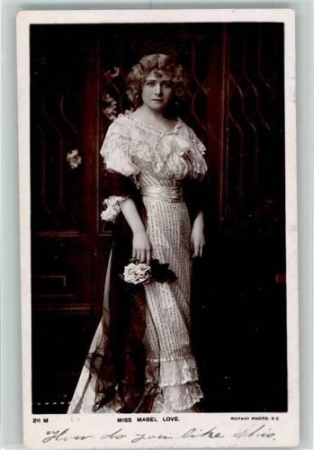 1905 Rotary Foto Miss Mabel Love
