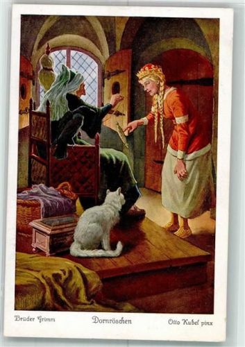 sign. Kubel Otto Katze Spindel Uvachrom Serie 140 Nr.3801