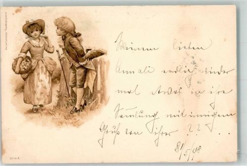 St. Gallen 1898 Poesie / Liebe Mode