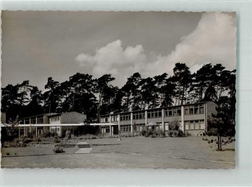 Seeheim-Jugenheim Schule im Ortsteil Schuldorf Foto Original aus Archiv eines Ansichtskartenverlags Ort handschriftlich