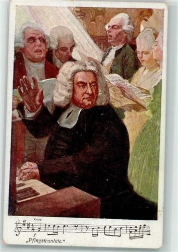 sign. Friedrich Bach, Johann Sebastian Pfingscantate B.K.W.I. Serie 509-7