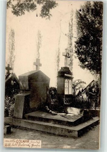 Colmar 1917 Denkmal Friedhof