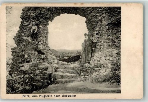 Guebwiller 1908 Burg Hugstein