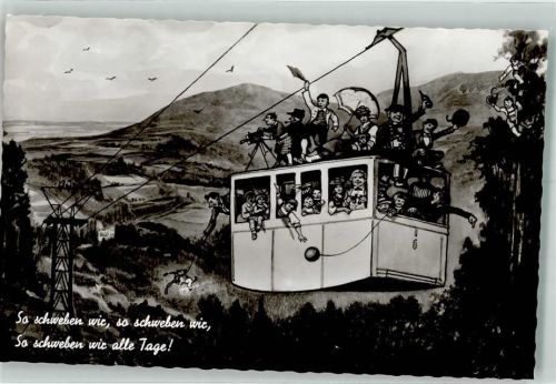 Freiburg Schwebebahn Humor Schauinsland